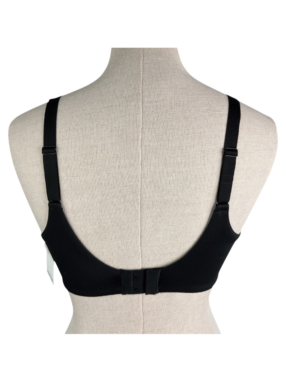 NWT Chantelle Norah Seamless Bra sz 34DD (34E) * Black Floral Lace Unlined - Picture 3 of 7